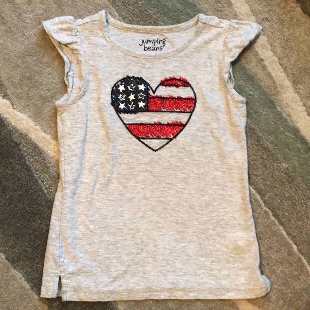 Jumping Beans American Flag Tee